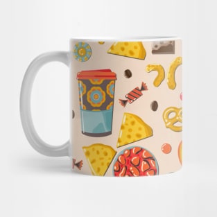 Snack Time Pattern Mug